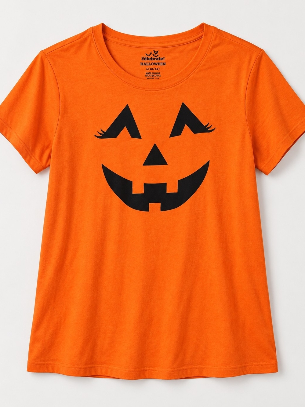 Celebrate! Halloween Orange Pumpkin Kids Tee